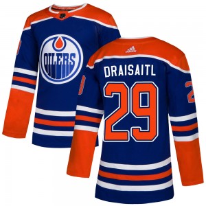 Leon Draisaitl Edmonton Oilers Men's Adidas Authentic Royal Alternate Jersey