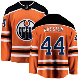 Zack Kassian Edmonton Oilers Youth Fanatics Branded Orange Home Breakaway Jersey