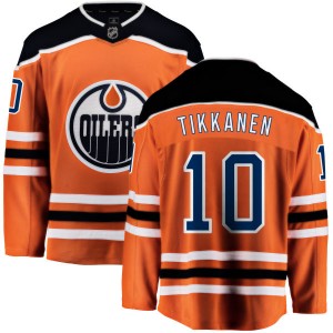 Esa Tikkanen Edmonton Oilers Men's Fanatics Branded Orange Home Breakaway Jersey