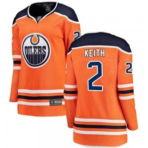 Duncan Keith Edmonton Oilers Women's Fanatics Branded Orange Breakaway Home Jersey