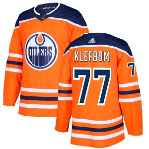 Oscar Klefbom Edmonton Oilers Men's Adidas Authentic Royal Jersey