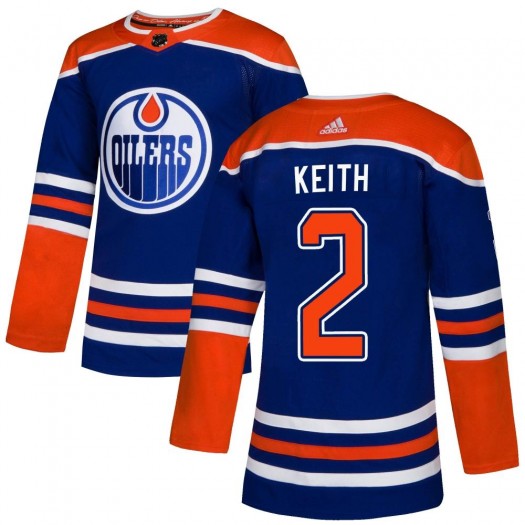 Duncan Keith Edmonton Oilers Men's Adidas Authentic Royal Alternate Jersey