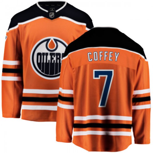 Paul Coffey Edmonton Oilers Men's Fanatics Branded Orange Home Breakaway Jersey