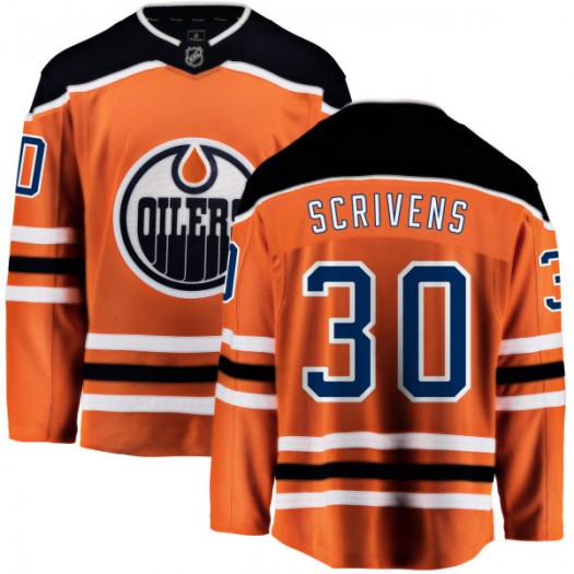 Ben Scrivens Edmonton Oilers Men's Fanatics Branded Orange Home Breakaway Jersey