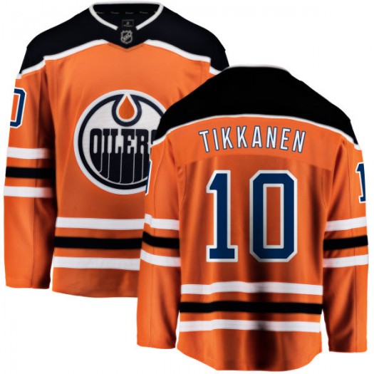 Esa Tikkanen Edmonton Oilers Youth Fanatics Branded Orange Home Breakaway Jersey