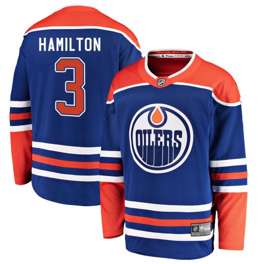 Al Hamilton Edmonton Oilers Men's Fanatics Branded Royal Breakaway Alternate Jersey