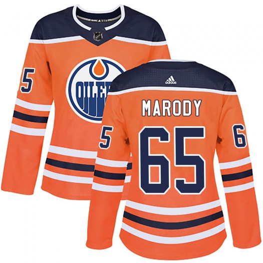 Cooper Marody Edmonton Oilers Women's Adidas Authentic Orange r Home Jersey