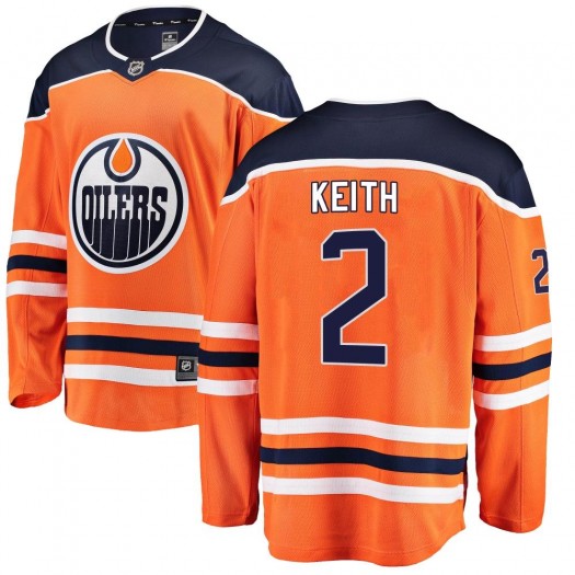 Duncan Keith Edmonton Oilers Men's Fanatics Branded Orange Breakaway Home Jersey