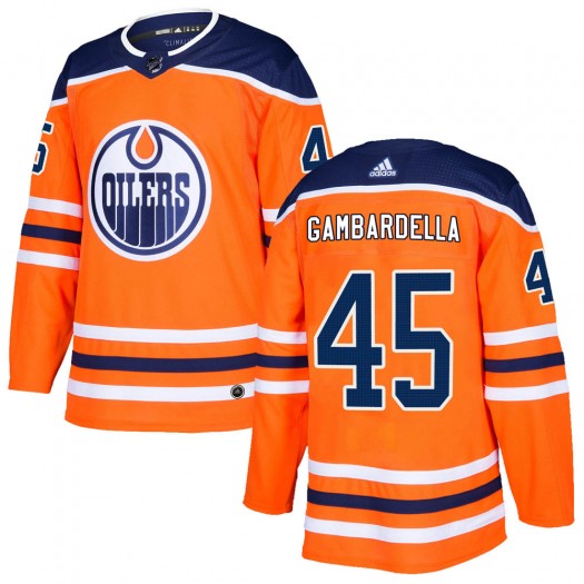 Joe Gambardella Edmonton Oilers Youth Adidas Authentic Orange r Home Jersey