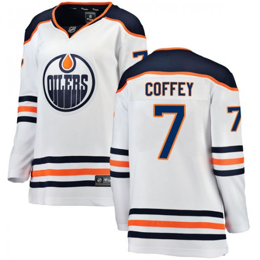 Paul Coffey Edmonton Oilers Women's Fanatics Branded Authentic White Away Breakaway Jersey